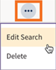Three dots selected with Edit search highlighted.
