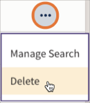 Three dots selected with delete highlighted.