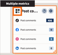 tile that shows the multiple metrics icon.