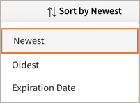 Amplify in Microsoft Teams sort options.