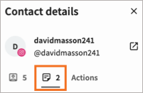 Contact with Notes highlighted.